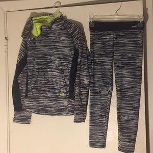 Girls athletes suit